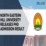 North Eastern Hill University Releases PhD Admission Result